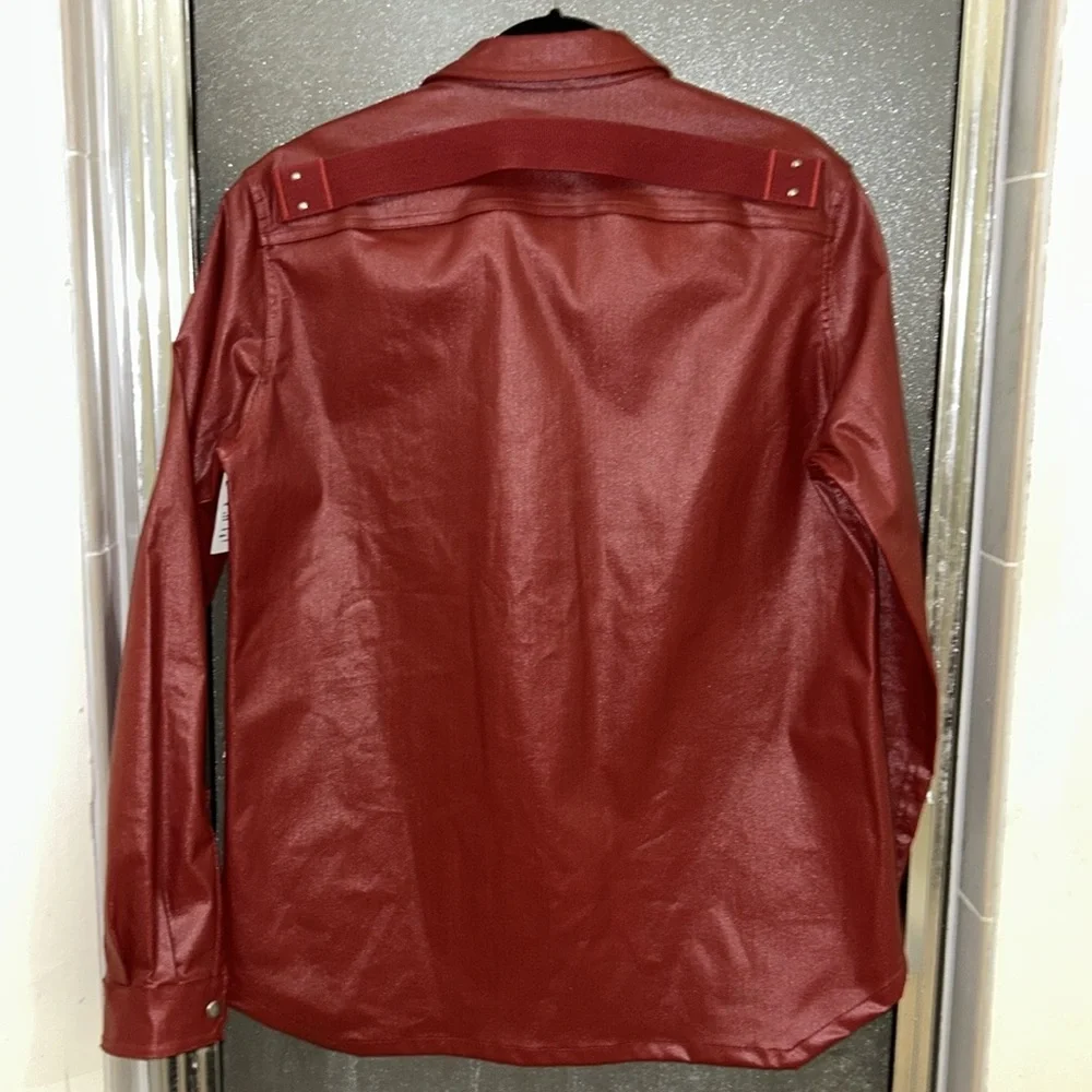 Authentic Rick Owens Office Cotton Button-Up Shirt
